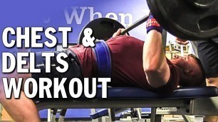 'Chest / Shoulders Push Workout & Breaking Down My Training Split'