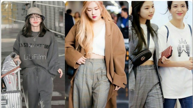 '[ 抖音 ] BlackPink Airport Fashion Tik Tok || BlackPink Fashion Ở Sân Bay Tik Tok'