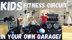 'Back-To-School Kids\' Fitness Circuit You Can Do in Your Garage'