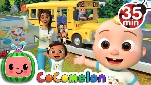 'Wheels On The Bus (School Edition)  + More Nursery Rhymes & Kids Songs - CoComelon'