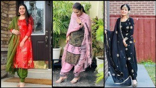 'Trending Punjabi Suit Designs || 2021-2022 || New Designer Suit Ideas ||'