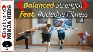 'Kids Ninja Balance Workout to improve balance and build strength - feat Rutledge Fitness'