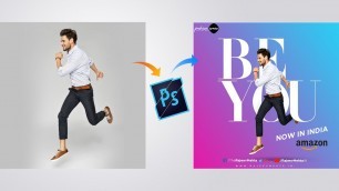 'Fashion Banner / Poster Design  in Photoshop- Hindi Tutorial'