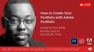 'How to Build Your Online Portfolio in Adobe Portfolio | Adobe Creative Cloud'