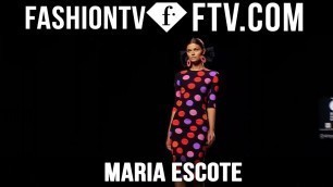 'Maria Escote Spring 2016 at Mercedes-Benz Fashion Week Madrid | MBFW Madrid | FTV.com'