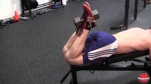 'How To: Dumbbell Hamstring Curl'