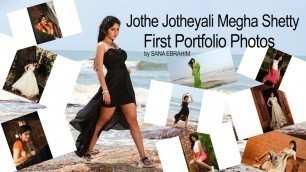 'jothe jotheyali megha shetty\'s first portfolio photos by sana ebrahim'