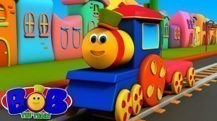 ABC Song | Wheels on the Bus | Nursery Rhymes & Kids Songs | Bob The Train