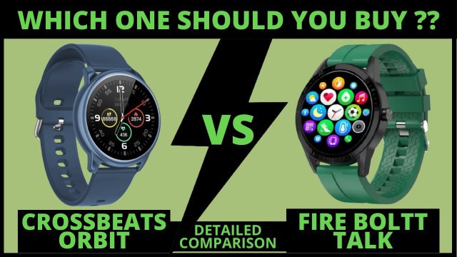 '\"Crossbeats Orbit vs Fire Boltt Talk\" Detailed Comparison 