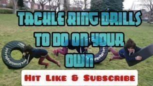 'Tackling Ring Drills / Ideas to do on your Own during Lockdown - Mini Rugby Junior Rugby'