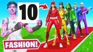 'I HOSTED a FORTNITE FASHION SHOW'