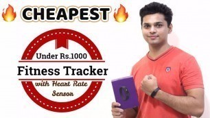 'Cheapest Fitness Tracker in INDIA under Rs.1000 | Heart Rate Sensor | Boltt Fit'