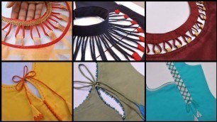 'New stylish kurti neck design with Dori 2020 collection | Neck design | Gale k design | Kurti design'