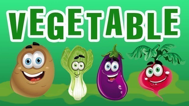 'Vegetable Names with Pictures | Different Types Of Vegetables | Kids Learning'