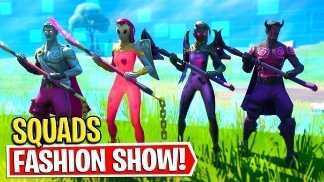 'The *ULTIMATE SQUADS* Fortnite Fashion Show! Skin Competition! | BEST SQUAD DRIP & COMBO WINS!'