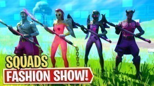 'The *ULTIMATE SQUADS* Fortnite Fashion Show! Skin Competition! | BEST SQUAD DRIP & COMBO WINS!'