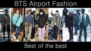 'BTS Airport Fashion Ranking | Who is the most stylish?'