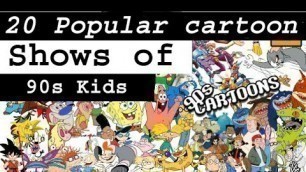 20 Popular cartoon shows of 90s kids with IMDb rating and releasing year.