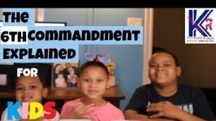 The 6th Commandment| The 10 Commandments for kids| That Christian Fam