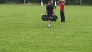 'Farmers Walks and Rugby Fitness Strongman Drills'