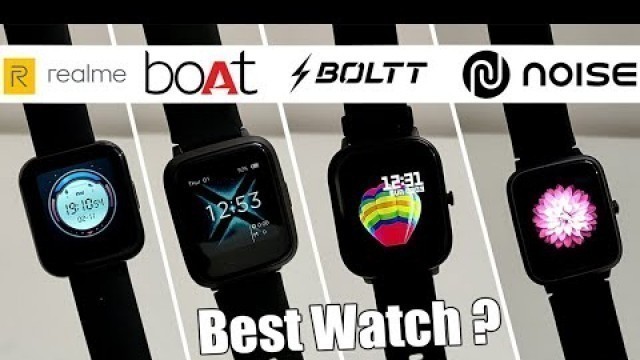 'Best Budget Smartwatch Under Rs3000 | Realme Vs Fire Boltt Vs Noise Vs Boat | Full Comparison