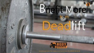 'Bodybuilding Training Workout Benefit from Deadlift BODYGRANITE GYM'