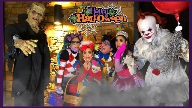 'GIGGLES KIDS - NOCHE DE  HALLOWEN CON IT ( ESO EL PAYASO ) Y FRANKENSTEIN'