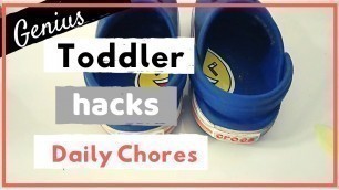 'Fun Chore Hacks for Toddlers | Mom Hacks for Toddler Chores #momhacks, #chores'
