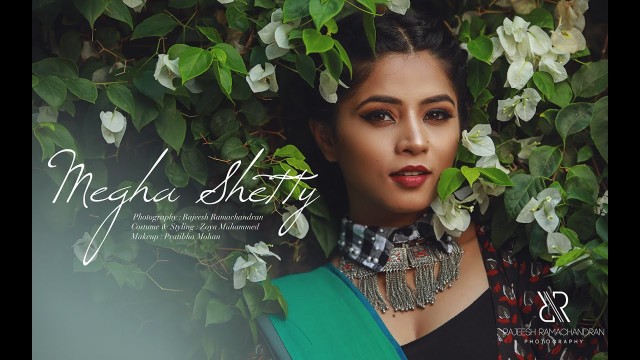 'Actor Megha Shetty Exclusive Fashion Portfolio Photoshoot Behind the Scenes'