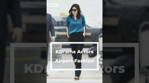 'Airport Fashion Of Sassy Korean Stars'