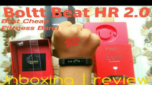 'Boltt Beat HR 2.0 unboxing & review Cheapest fitness band'