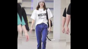 'Lisa airport fashion Outfits! #shorts #kpop'