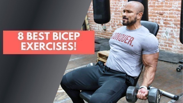 '8 BEST DUMBBELL BICEP EXERCISES YOU CAN DO AT HOME!'