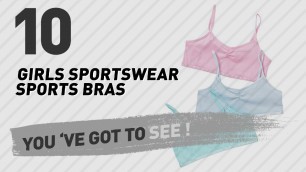 'Girls Sportswear Sports Bras Fitness // Amazon UK Most Popular'
