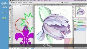 'Photoshop Tutorial for Fashion Design (11/24) Vector Modes, Path Editing, Reshaping Tools'