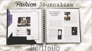 'Example of a Fashion Journalism Portfolio'