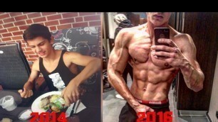 '17 Years Old 2 Years Body Transformation - Skinny to Fit - Muscular Aesthetic | Before After'