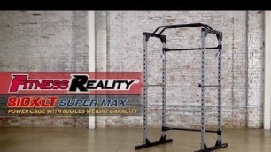 '2810 - Fitness Reality 810XLT Super Max Power Cage with 800lbs Weight Capacity'
