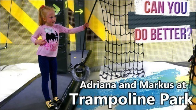 'Adriana and Markus at FREEDOM TRAMPOLINE PARK | Bounce Trampoline park For Kids'