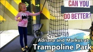 'Adriana and Markus at FREEDOM TRAMPOLINE PARK | Bounce Trampoline park For Kids'