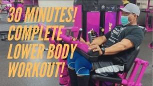 'Got 30 Minutes? How To Do A Lower Body Workout At Planet Fitness In A Half Hour (Instruction/Demos)'
