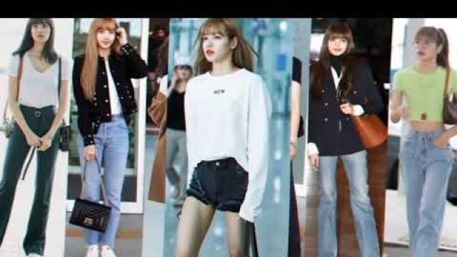 'Lisa Airport fashion| #lisa #blackpink #kpop #lalisa'