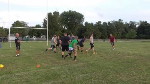 'Rugby Coaching Warm up Drills'