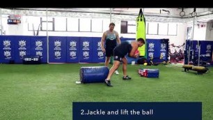 'Return to Rugby - Contact Progression - Bag Shield Drills'