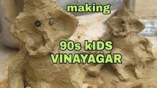 90s kids beautiful memory for vinayagar making//local crafts
