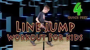 'Line Jump Workout For Kids'