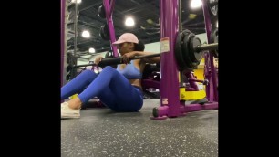 'Leg Day workout+smith machine+glute burn 