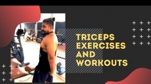 'Triceps workout for size gaining // max fitness'