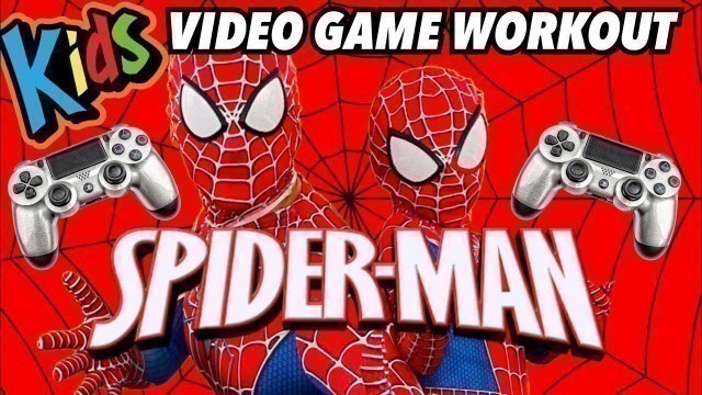 'Kids Workout! SPIDERMAN & SPIDER KID! Real-Life VIDEO GAME! Kids Workout Videos, DANCE & FITNESS!'