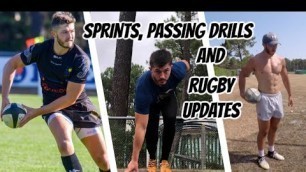 'RUGBY UPDATE! + Sprints and Passing Drills'